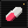 Capsula app icon: a pixel pill