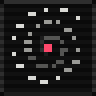 Voidbound app icon: a pixel vortex